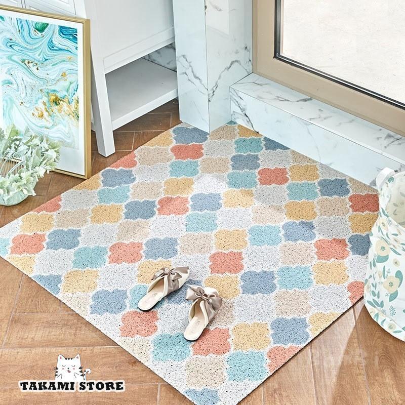 玄関マット おしゃれ ラグマット ラグ カーペット マット 北欧 屋外 屋内 洗える 室内 玄関
