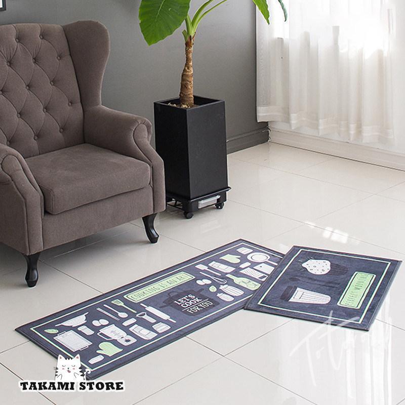 キッチンマット キッチンラグ 北欧 ラグマット 洗える フロアマット 台所 120 150