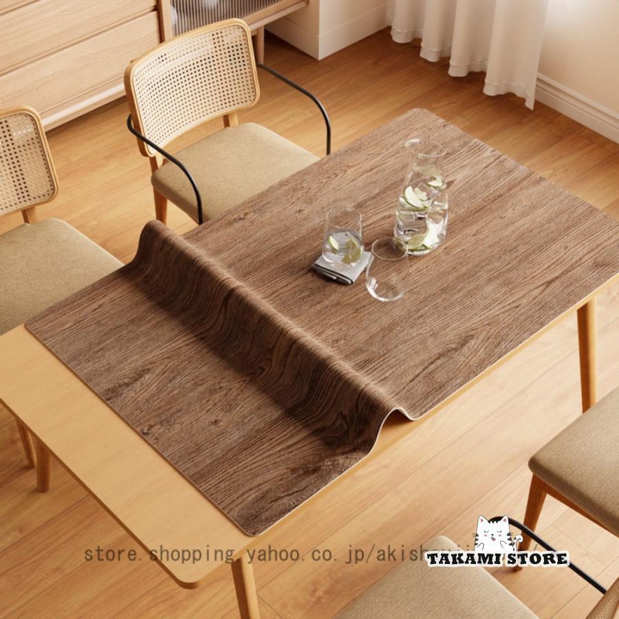 テーブルクロス 長方形 北欧 おしゃれ 撥水 防油 防水 テーブルカバー 撥水加工 汚れ防止 耐熱 PUレザ..