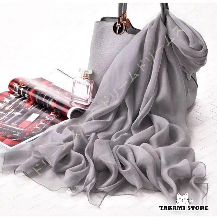 大判ストール ショール スカーフ レディース シルク レディース スカーフ シルクスカーフ 大判ショール 海 旅行 UV対策 紫外線防止 薄手 洗える 日焼け止め