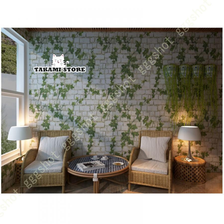 壁紙シール リメイクシート のり付き はがせる レンガ おしゃれ クッション フロア 家具 寝室 部屋 リ..