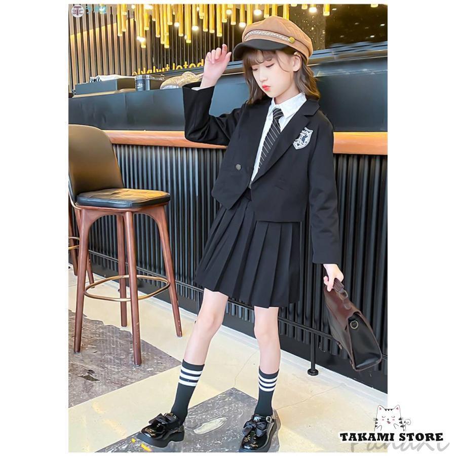 フォーマル スーツ 4点セット 女の子 卒業式 入学式 女の子スーツ fzcy160 子供スーツ 小学校 中高生 高校生 120 130 140 150 160...