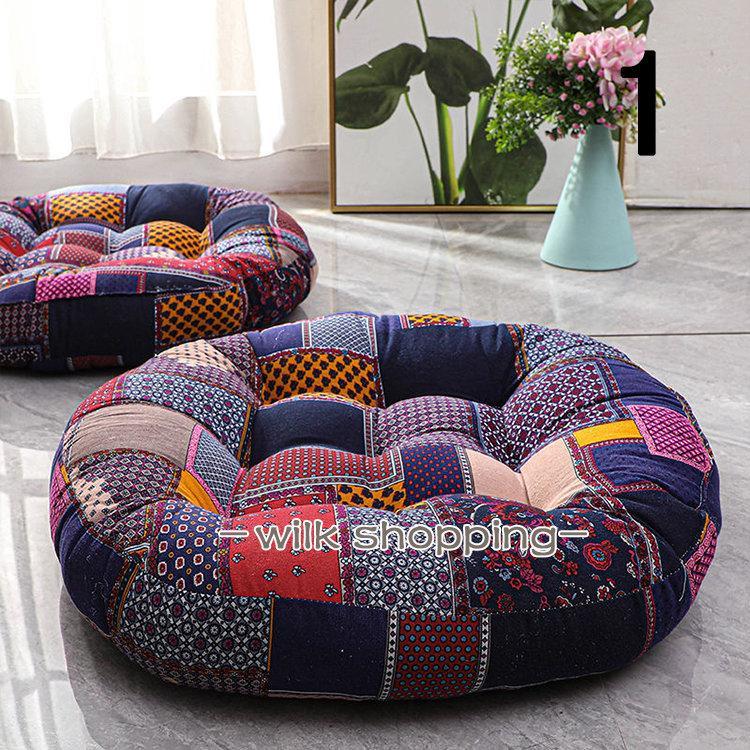 座布団 座イス 防臭?防ダニ フロアクッション 厚い 厚手 クッション 低反発 おしゃれ 大きい 北欧 円形..