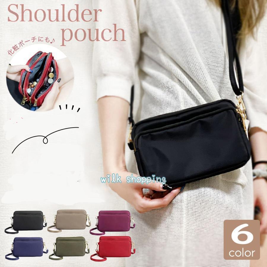 ショルダー バッグ スマホショルダー 財布機能付き レディース スマホポーチ 財布 女子 学生 スマホポ..