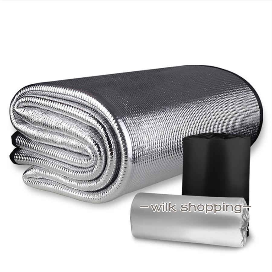 アルミシート 銀マット キャンプ用 アルミマット 保温 レジャーシート ピクニックシート 8mmの厚さ 断..