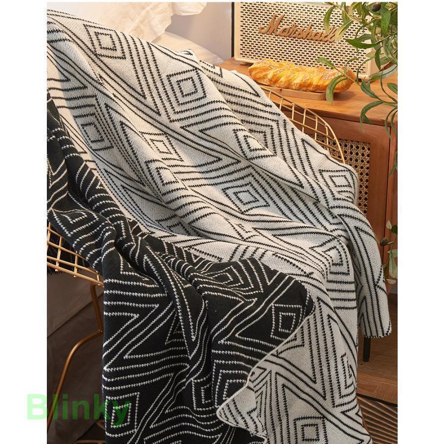 ブランケット 夏用 大判 おしゃれ 北欧 ひざ掛け ベッド ソファーカバー タオルケット 膝掛け 布団カバ..