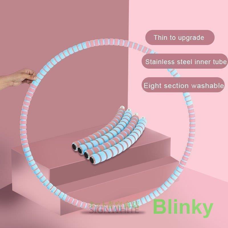 フラフープ ダイエット 組み立て式 大人用 子供用 お腹 引き締め くびれ 腹筋 下腹部 エクササイズ 組..