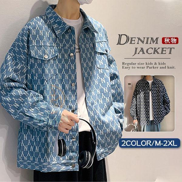 デニム メンズ Gジャン ジージャン ジャンパー ウォッシュ アウター ゆったり カジュアル ストリート ..