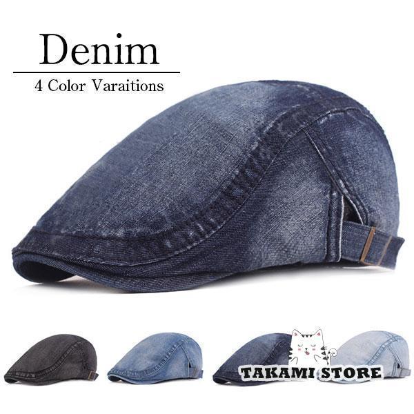 ハンチング メンズ 大きいサイズ 春夏 デニム ハンチング帽 春 夏 パッチワーク レディース 帽子 60cm ..