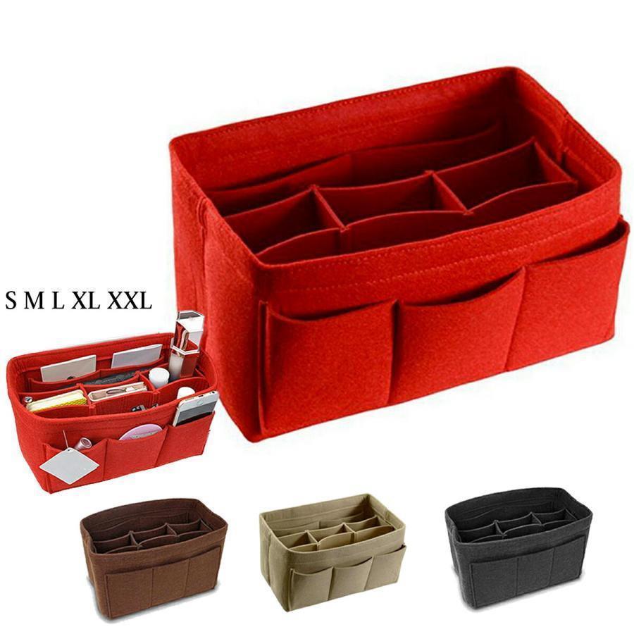 バッグインバッグ フェルト オーガナイザー 小さめ 大きめ インナーバッグ 軽量 収納 ポーチ