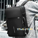 ビジネスリュック ビジネスバック 薄型 防水 PC収納 出張 ウォーキング 自転車通勤 メンズ usbポート 防水 通勤.通学