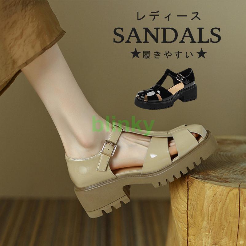 サンダル グルカサンダル レディース サマー ナースサンダル 編み込み 厚底 軽量 滑り止め 歩きやすい 通勤通学 疲れない クロスサンダル