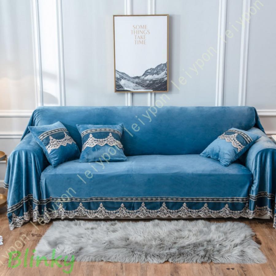 マルチカバー 大判 フリークロス フリンジ付きブランケット タオルケット ベッドカバー アイボリー 北..