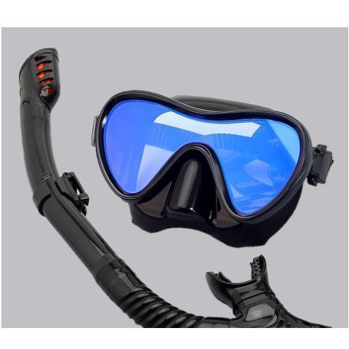 シュノーケリングシュノーケルマスクスノーケル水中メガネ曇り止めダイビングマスクサイズ調整可能男女..