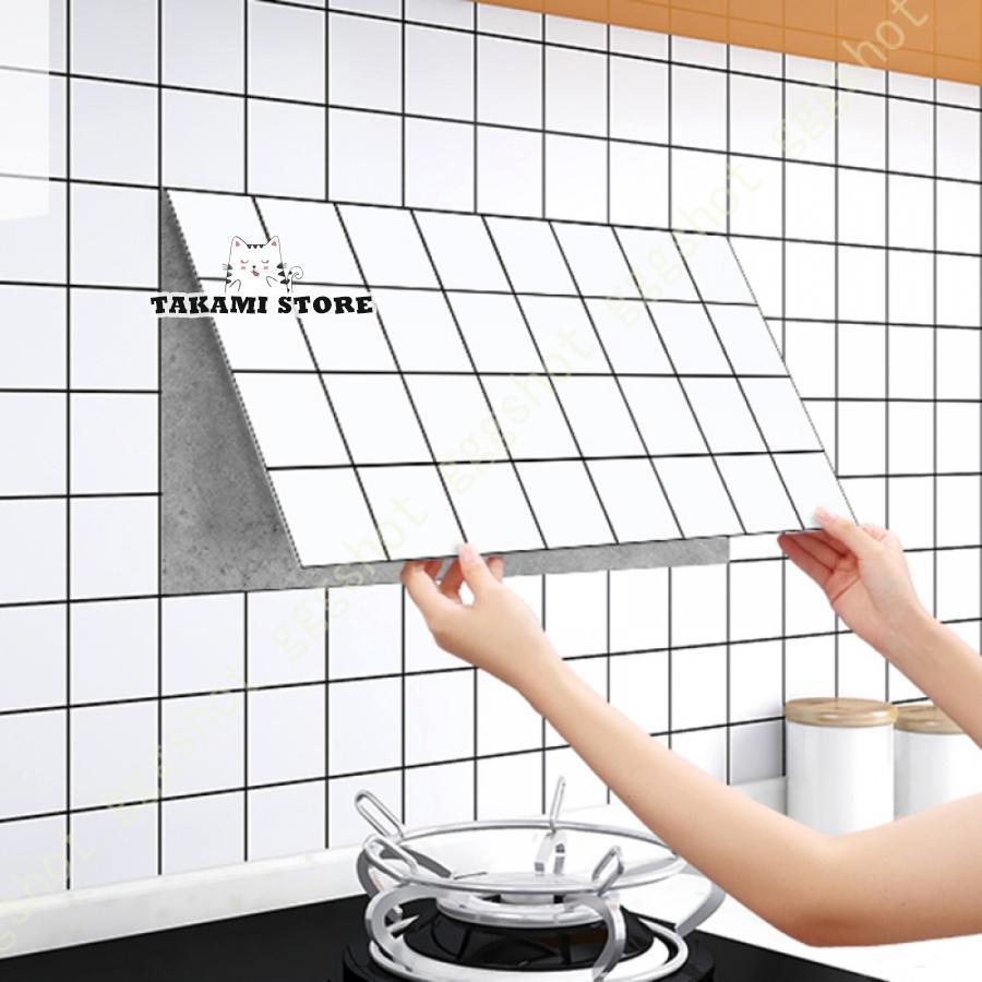 大理石シート タイルシール キッチン 洗面所 ウォールステッカー DIY 現代芸術 おしゃれ 防水 壁貼りシ..