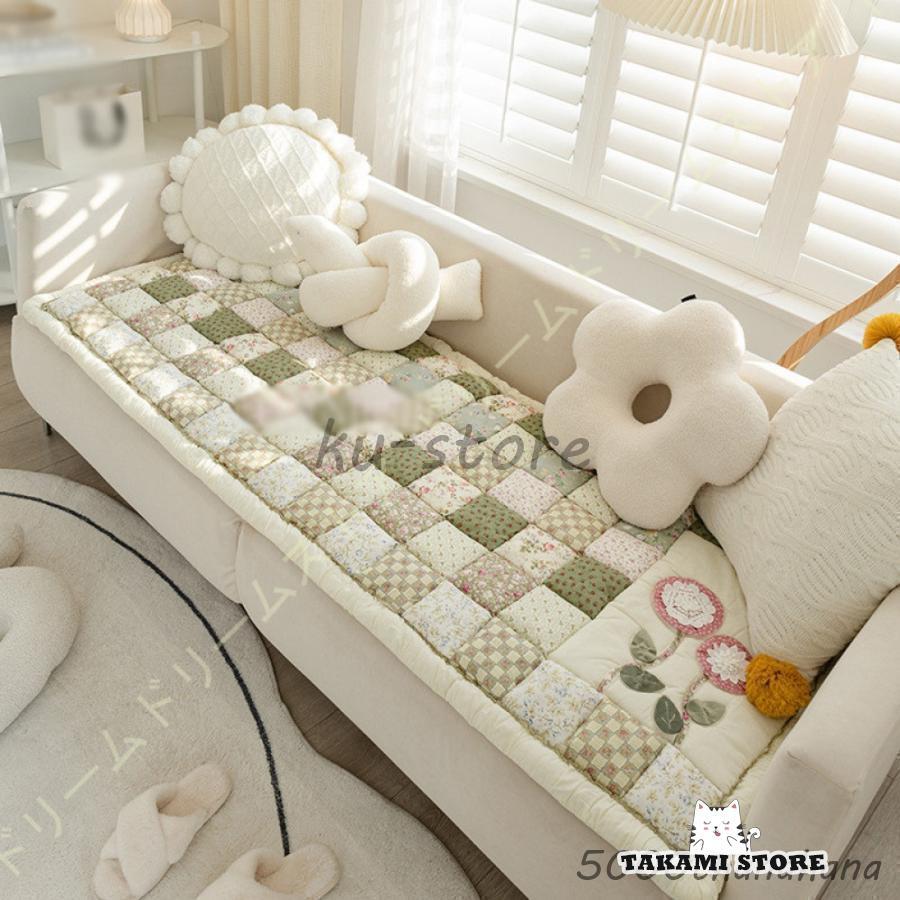 北欧風 シートクッション ソファパッド ソファカバー 2人掛け 3人掛け 替えソファカバー マルチカバー ..