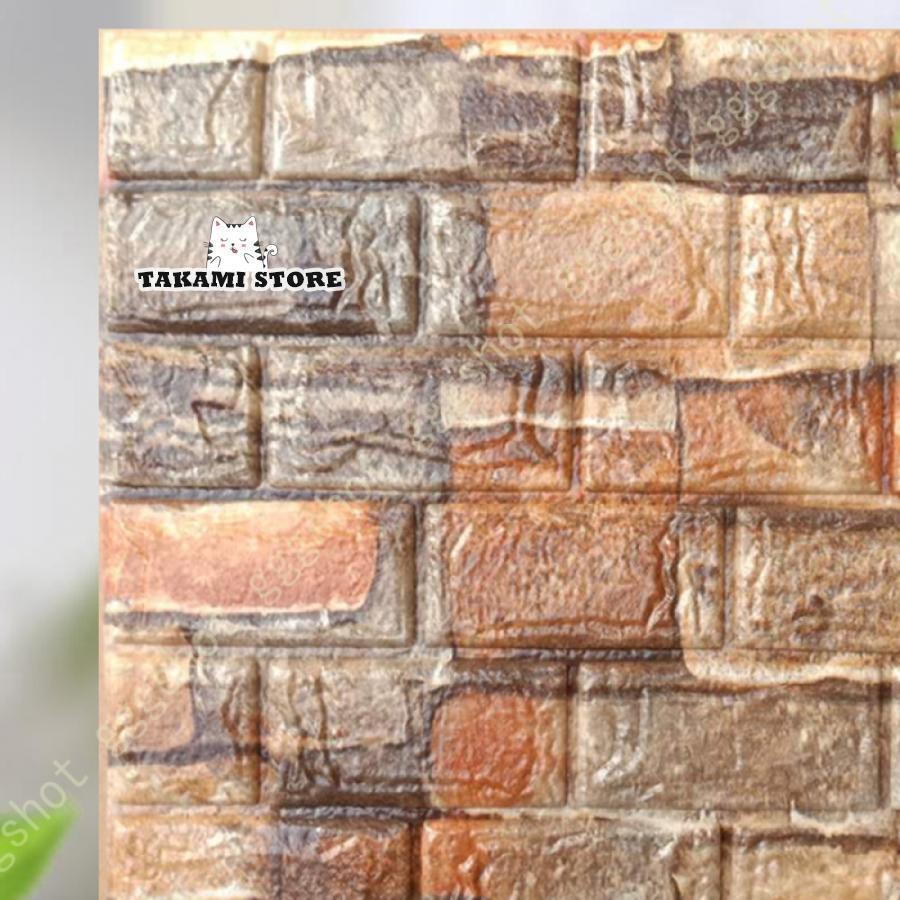 壁紙 レンガ 壁用 シール シート レンガ タイル クッション のり付き インテリア リフォーム 内装 立体..