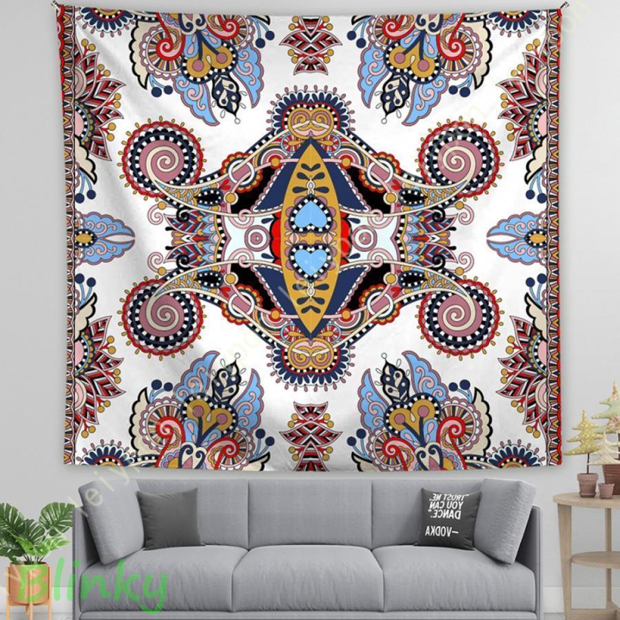 壁掛けタペストリー インド曼荼羅タペストリー インド ボヘミアン風 飾り付け 大判タペストリー インテ..
