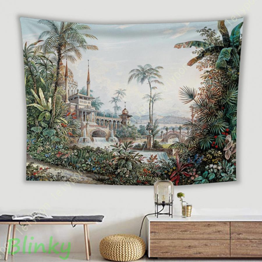 タペストリー 北欧 風景 インテリア おしゃれ 景色 写真 モダン ヨーロッパ 大判 大きい 壁掛け 部屋 ..