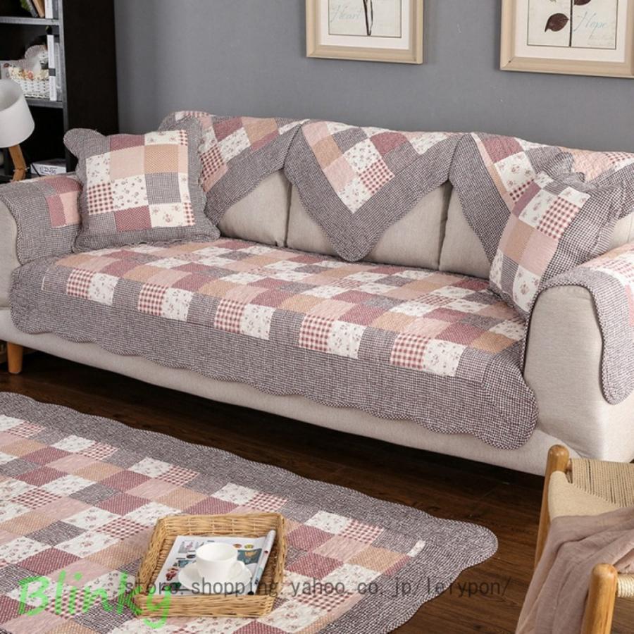 ソファーカバー ヨーロッパ やわらかいい 3人掛け 4人掛け 純色 おしゃれ コットン 厚手 冬用 多機能 ..