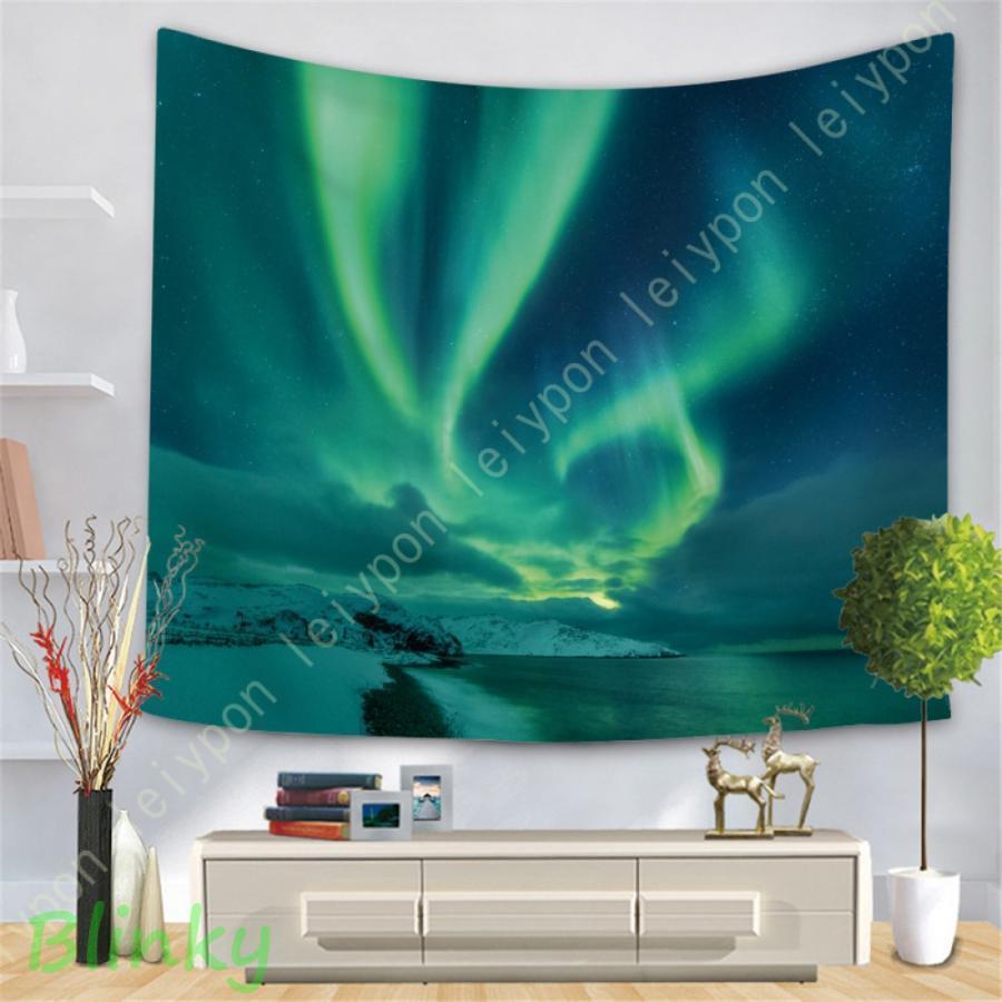 自然風景タペストリー 海 波 動物 風景 サンセット おしゃれ壁掛け インテリア ファブリックポスター ..