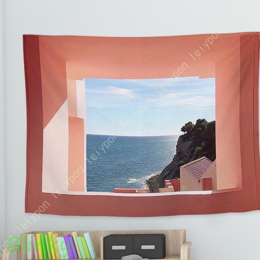 インテリア タペストリー 癒し おしゃれ 夜景 夜空 風景 自然 ポスター 北欧 街並び 特大 大きい こど..