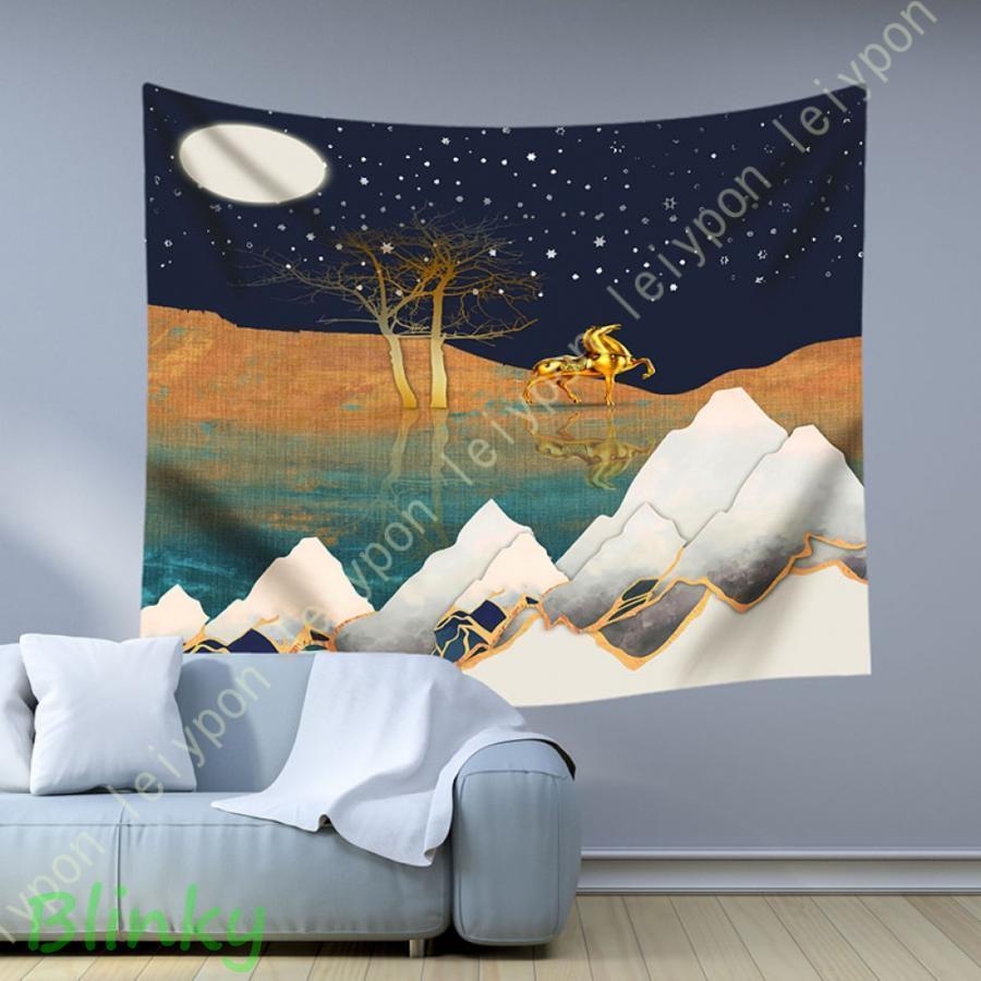 タペストリー 壁掛けタペストリー 背景布 山 マウンテン 装飾用品 ぶら下げタペストリー 壁の装飾 装飾..