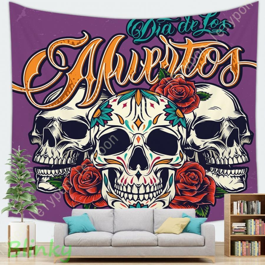 タペストリー ハロウィーン お化け屋敷 怖い 雰囲気 おしゃれ壁掛け コウモリ 装飾布 ハロウィンの準備..