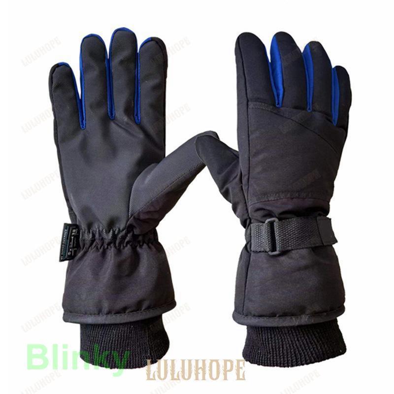 手袋 メンズ スキー スノーボード スポーツ 自転車 バイク 冬裏起毛 保温 暖かい 防寒 撥水 マジックテ..