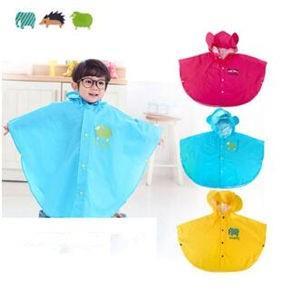 レインコート キッズ カッパ 合羽 雨具 子供服 女の子 男の子 前開きタイプ 収納バック付 3色展開 動物..