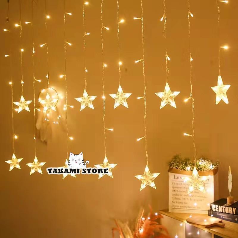 LED イルミネーション ライト ガーランド 装飾ライト 96球 3.5M Christmas クリスマスツリー 星型 パー..