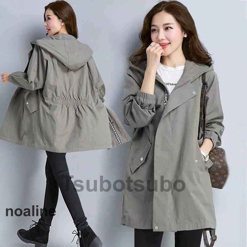 トレンチコート レディース 40代 ロングコート スプリングコート 秋コート ライトアウター 大きいサイズ 春 秋 春服 春物 韓国風 アウター 30代 40代...