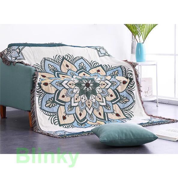 ブランケット 夏用 大判 おしゃれ 北欧 ひざ掛け ベッド ソファーカバー タオルケット 膝掛け 布団カバ..