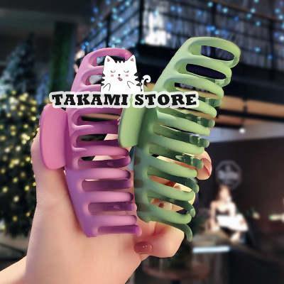 バンスクリップ ヘアクリップ シンプル ヘアアクセサリー 大きめ まとめ髪 クリップ 無地 風呂用 ギフト 涼しげ 夏 サマー 小物 新作