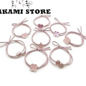 8点セット ヘアゴム ヘアアクセサリー ヘアバンド 2連 髪留め 髪飾り プレゼント ギフト 贈り物 オシャレ 可愛い 小物 新作