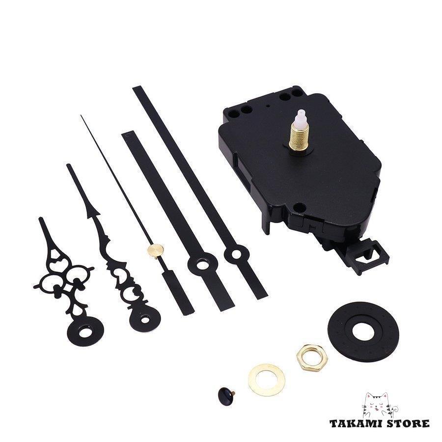 時計 ムーブメント 振り子 交換修理 部品 モーター機構 長軸 メカニズム キット DIY クォーツ 掛け時計