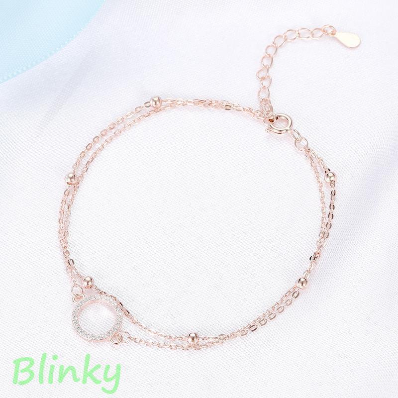 ブレスレット レディース 2連 リング ボール シンプル 上品 繊細 重ね付け 30代 20代 40代 50代 彼女 ..