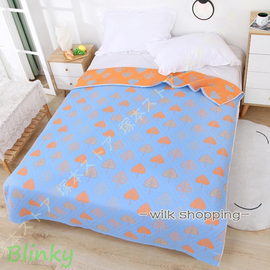 ガーゼケット シングル 綿 3重ガーゼ ボヘミアン風 タオルケット 夏掛け 肌掛け ブランケット 3重ガー..