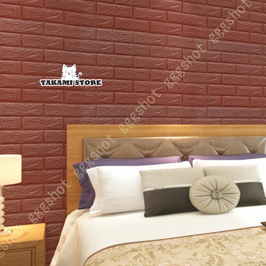 壁紙 レンガ タイル シール 3D 剥がせる 35cm*38cm アンティークレンガ調 大理石柄 壁紙 クッション アクセントクロス クッションブリック インテリア