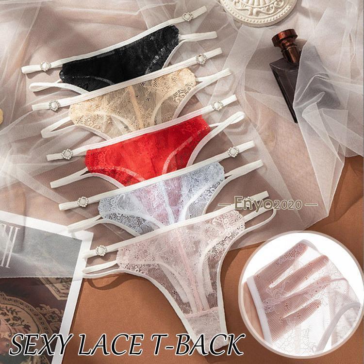 Tバック ショーツ レース 紐パン レディース ローライズ 透け感 ゴージャス ランジェリー ストレッチ ..