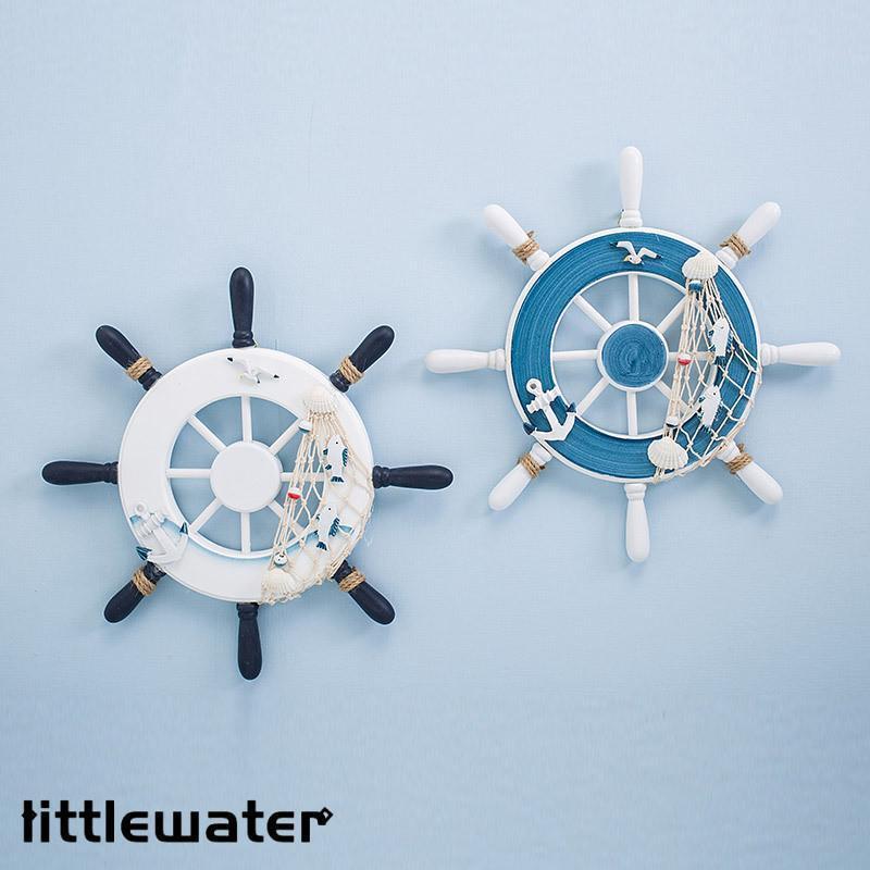 マリンテイスト 操舵輪 大型 サイズ ステアリングホイール インテリア 地中海風 壁掛け 壁飾り 海の家 ..