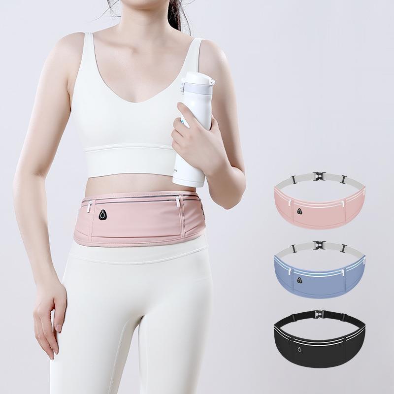 ランニングポーチ ペットボトル ウエストポーチ ウォーキングポーチ ジョギングポーチ 収納バッグ 防水 スマホ 水筒 スポーツ アウトドア(4)