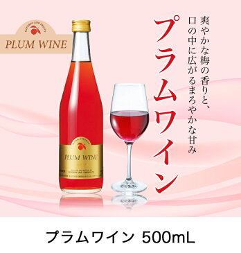 月桂冠 プラムワイン　500mL　1本　梅酒 果実酒 プラム 甘味果実酒 プレゼント 女子会 誕生祝 母の日 パーティー 女性 人気 内祝 御礼 帰省土産 お年賀 ギフト粗品 瓶 手土産 贈答 景品 記念品 先輩 家飲み 家のみ 宅飲み 家呑み 父の日 お父さん 父の日ギフト