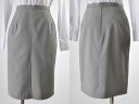 ウエスト58cm 61cm 64cm 67cm 70cm 73cm 76cm 80cm 84cm 事務用制服スカート 手洗い可能 前スリット グレー 機能性抜群スカート 5号~19号 OL制服事務服 266 AR90(BL2F/AU2F1)