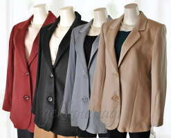 【あす楽・送料無料】M/L/LL/3L/4L大きいサイズカシミア100%カシミヤ100%コートショートカシミア100%テーラーカラージャケット