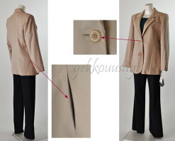 【あす楽・送料無料】M/L/LL/3L/4L大きいサイズカシミア100%カシミヤ100%コートショートカシミア100%テーラーカラージャケット