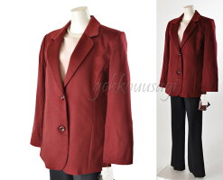 【あす楽・送料無料】M/L/LL/3L/4L大きいサイズカシミア100%カシミヤ100%コートショートカシミア100%テーラーカラージャケット