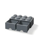 ルームコペンハーゲン レゴ ブリックドロワー エイト - ダークストーングレイ / Room Copenhagen LEGO BRICK DRAWER 8 - Dark Stone Grey 40061754 5711938034306【日本総輸入元】