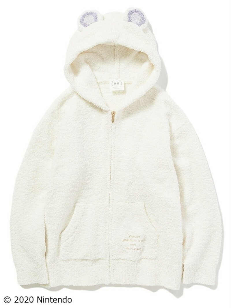 【SALE／30%OFF】【あつまれ どうぶつの森】キャラクターパーカ クリーム gelato pique ジェラートピケ インナー・ルームウェア パジャマ ホワイト【RBA_E】【送料無料】[Rakuten Fashion]のサムネイル