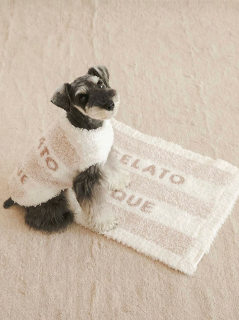 【SALE／30%OFF】【CAT&DOG】ジェラートメランジ2ボーダーブランケット GELATO PIQUE CAT&DOG ジェラートピケ ペット用品 その他のペット用品 ホワイト ピンク ブルー【RBA_E】[Rakuten Fashion]